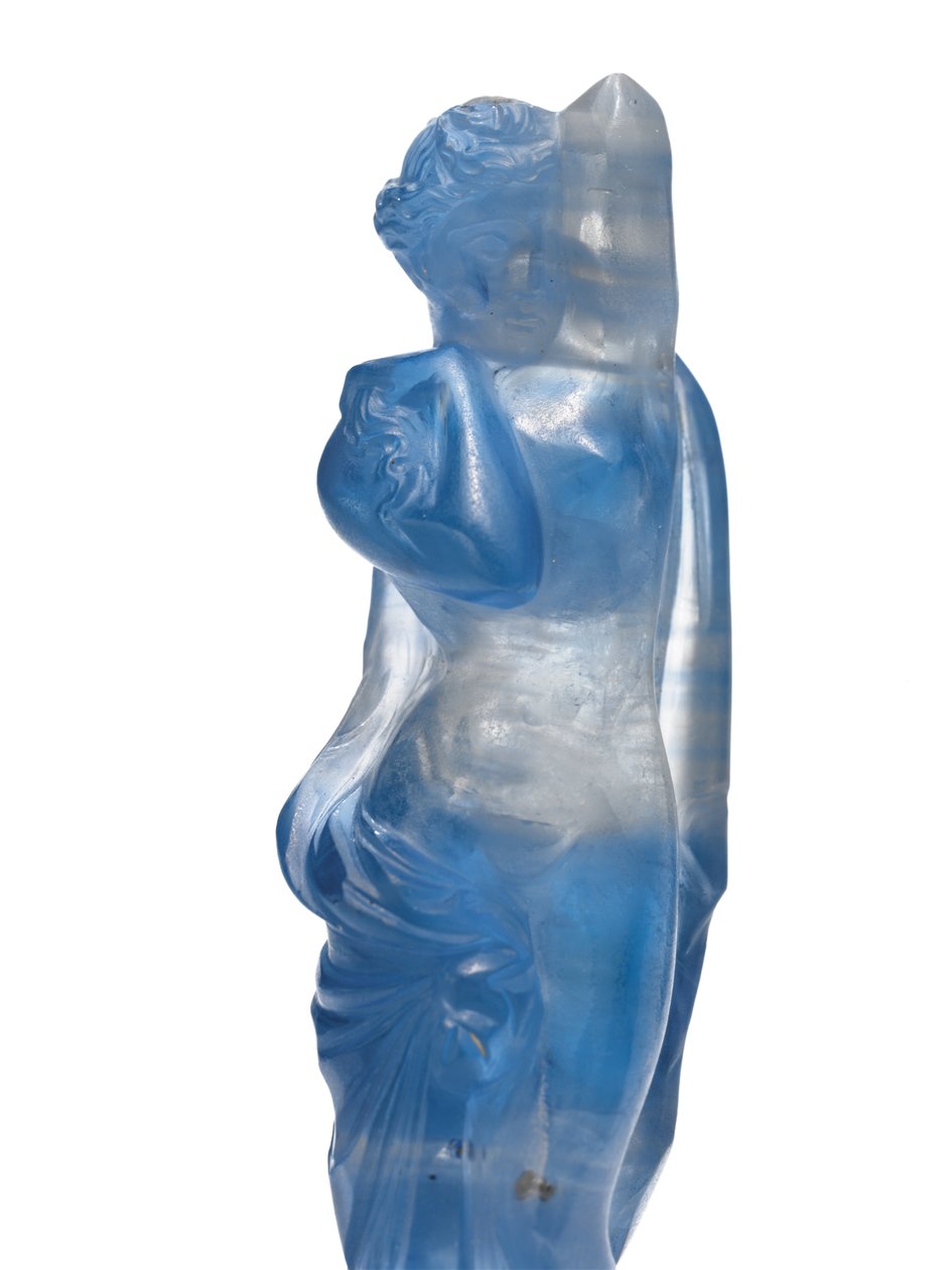 Escultura &39;Vênus Azul&39;, meados do século 19 (safira, espinélio e diamantes) de Unknown artist