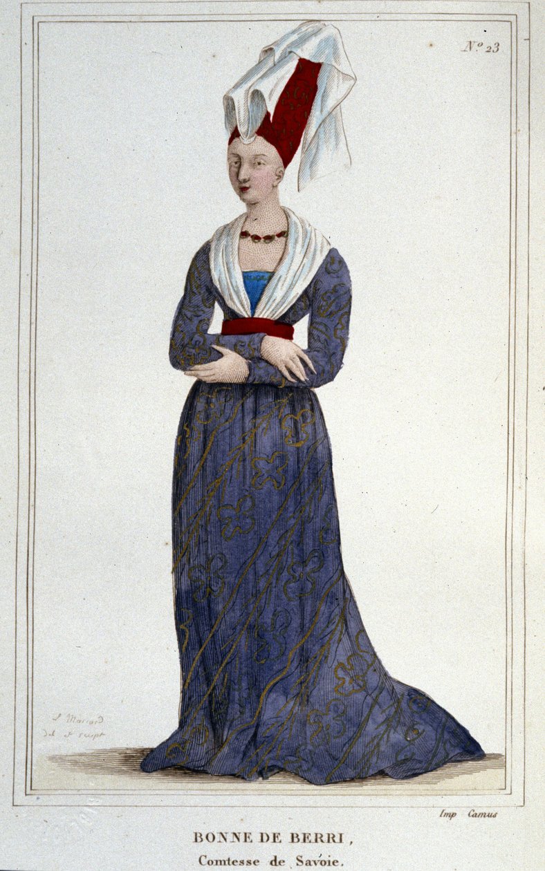 Bonne de Berry (1365-1435). Condessa de Sabóia. de Unknown artist