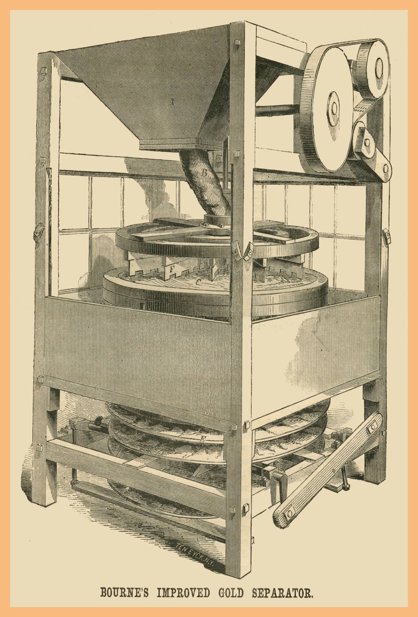 Separador de ouro melhorado Bournes de Unknown Artist