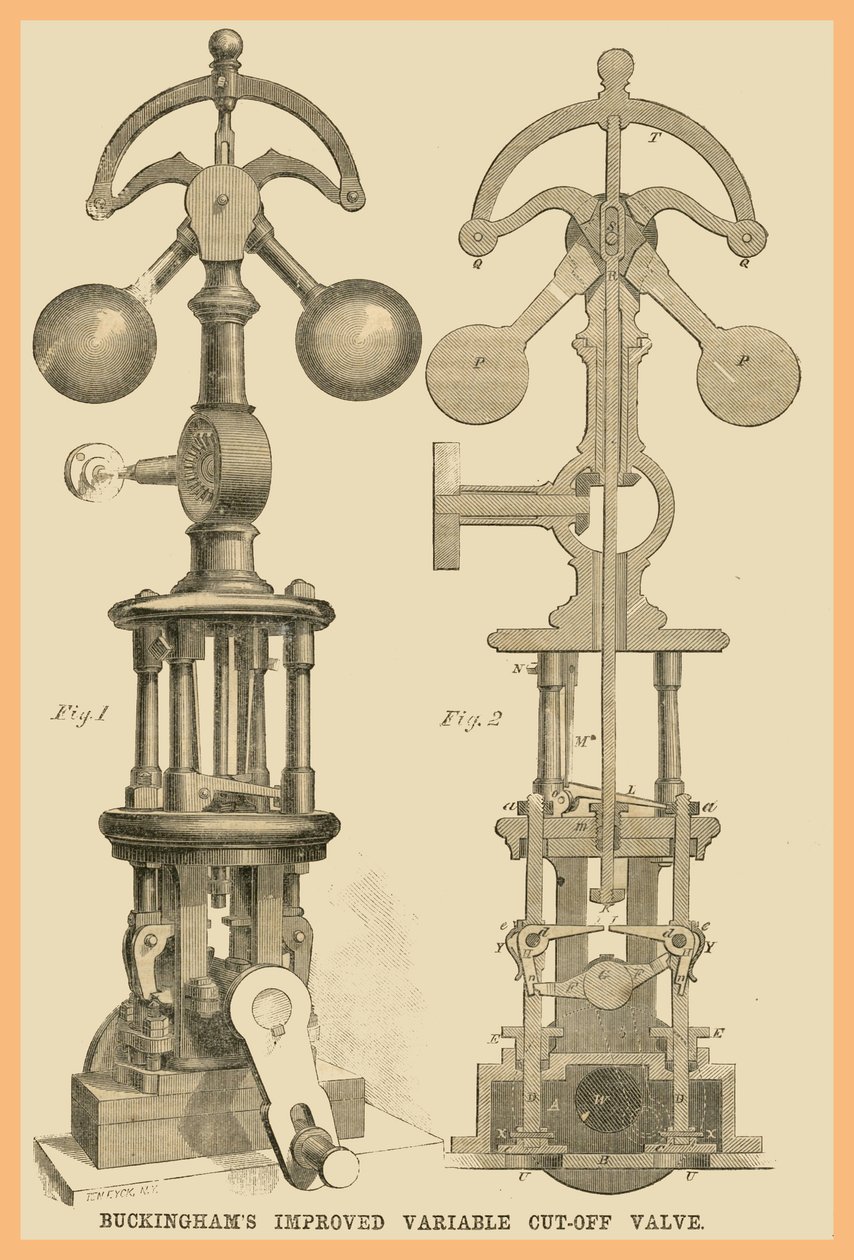 Válvula de corte variável melhorada da Buckinghams de Unknown Artist