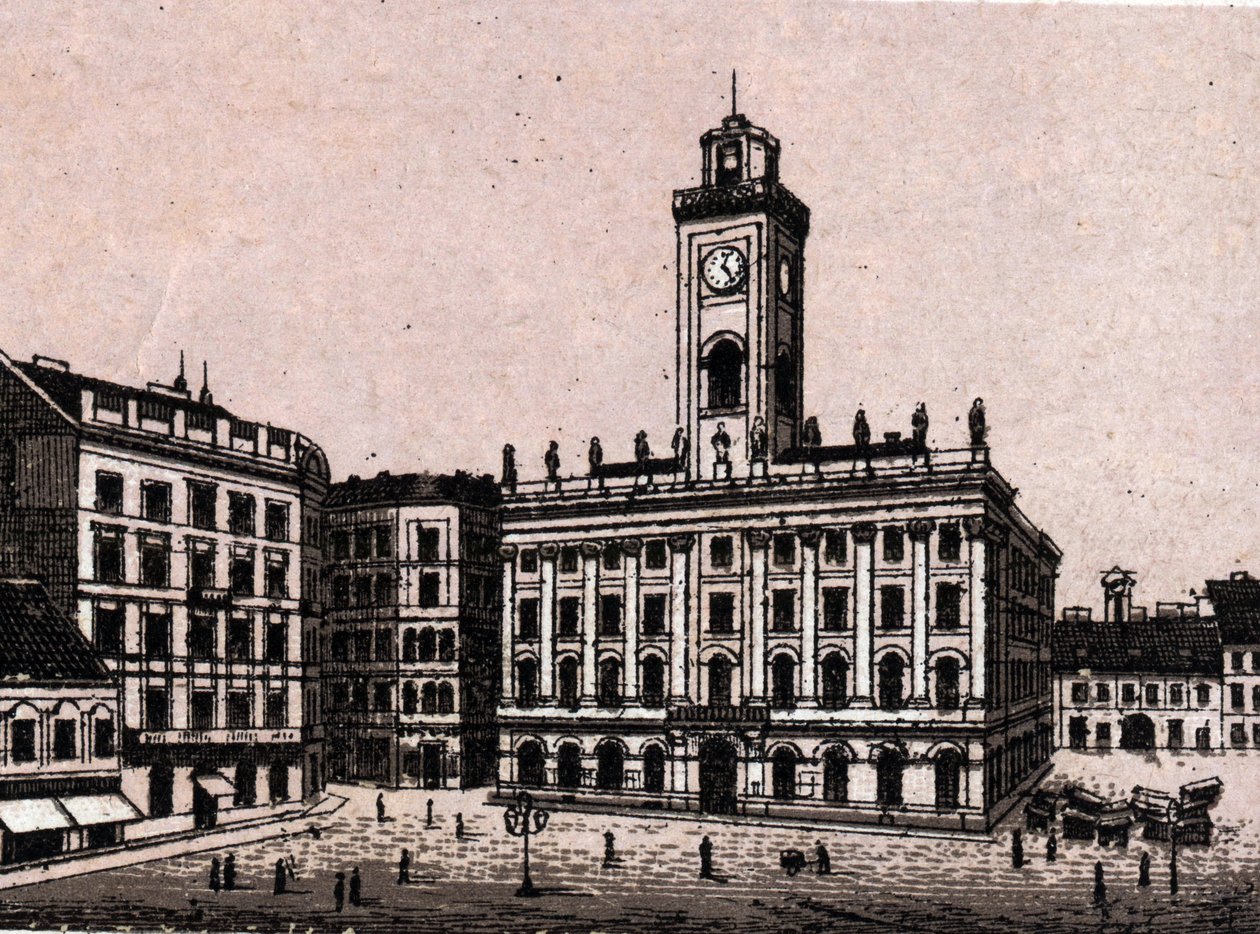 Budapeste, Hungria: Câmara Municipal Antiga. em "O mundo ilustra 168 vistas" Sem data (final do século XIX) de Unknown artist