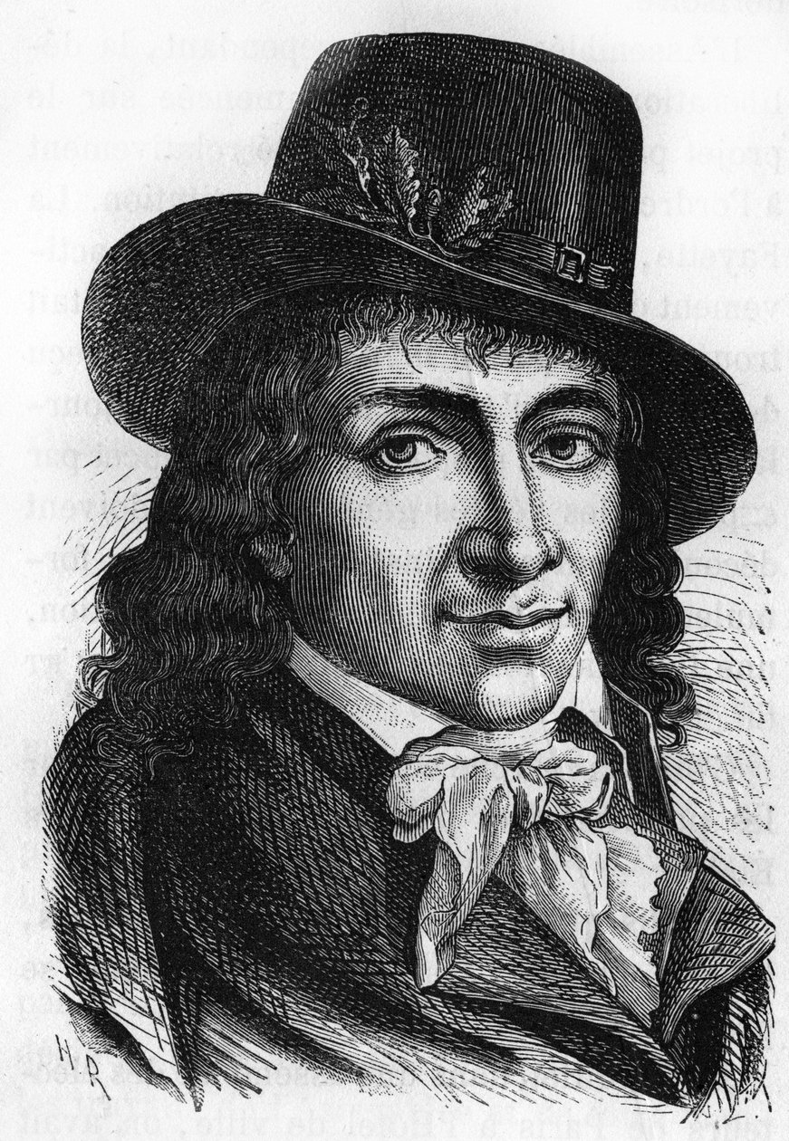 Camille Desmoulins (1760-1794), publicista e política francesa. de Unknown artist