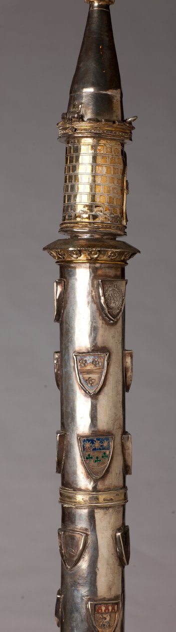 Candelabro (?), ourivesaria, detalhe de Unknown artist
