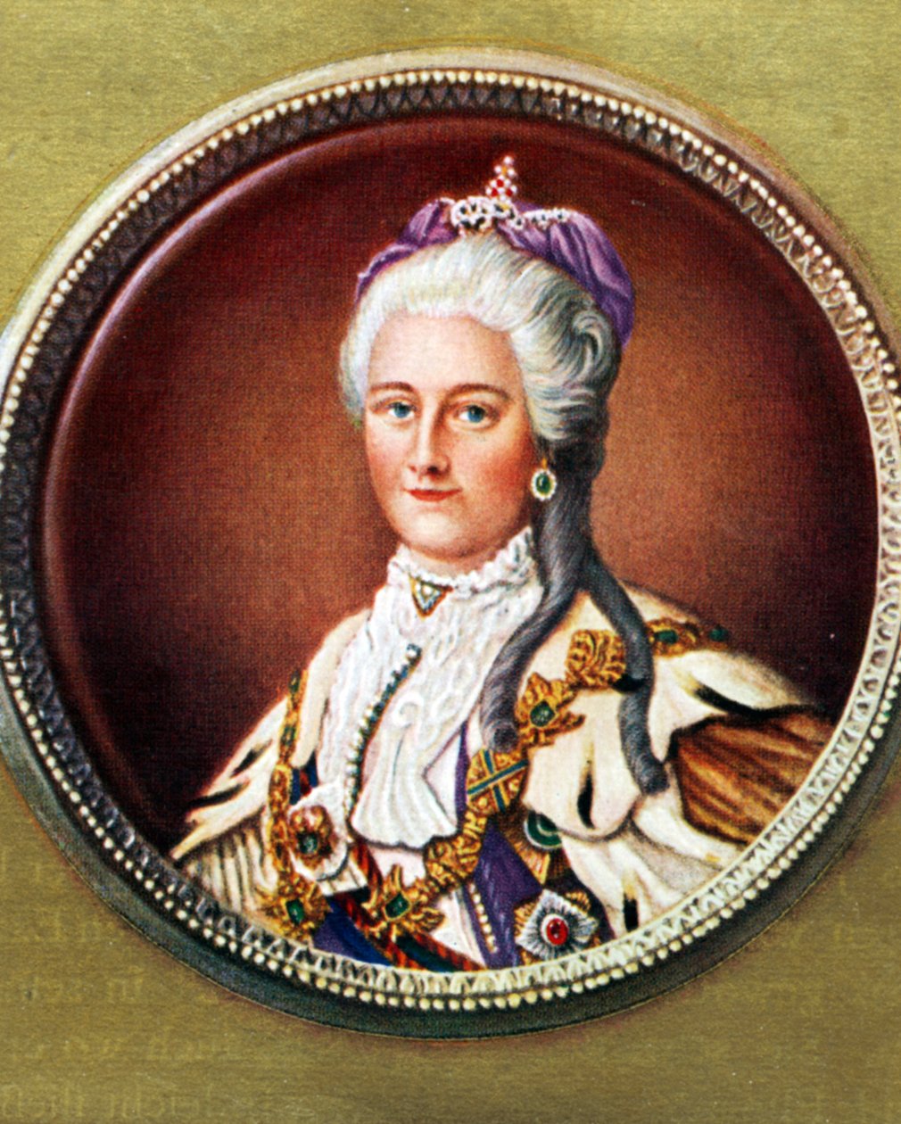 Catarina II Retrato de de Unknown artist