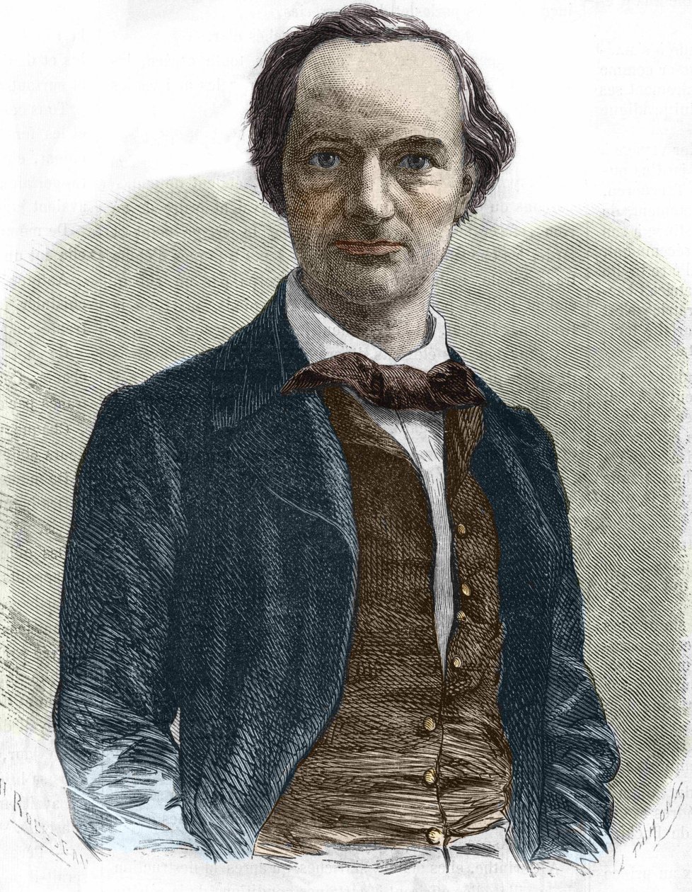 Charles Baudelaire (1821-1867), escritor francês. de Unknown artist