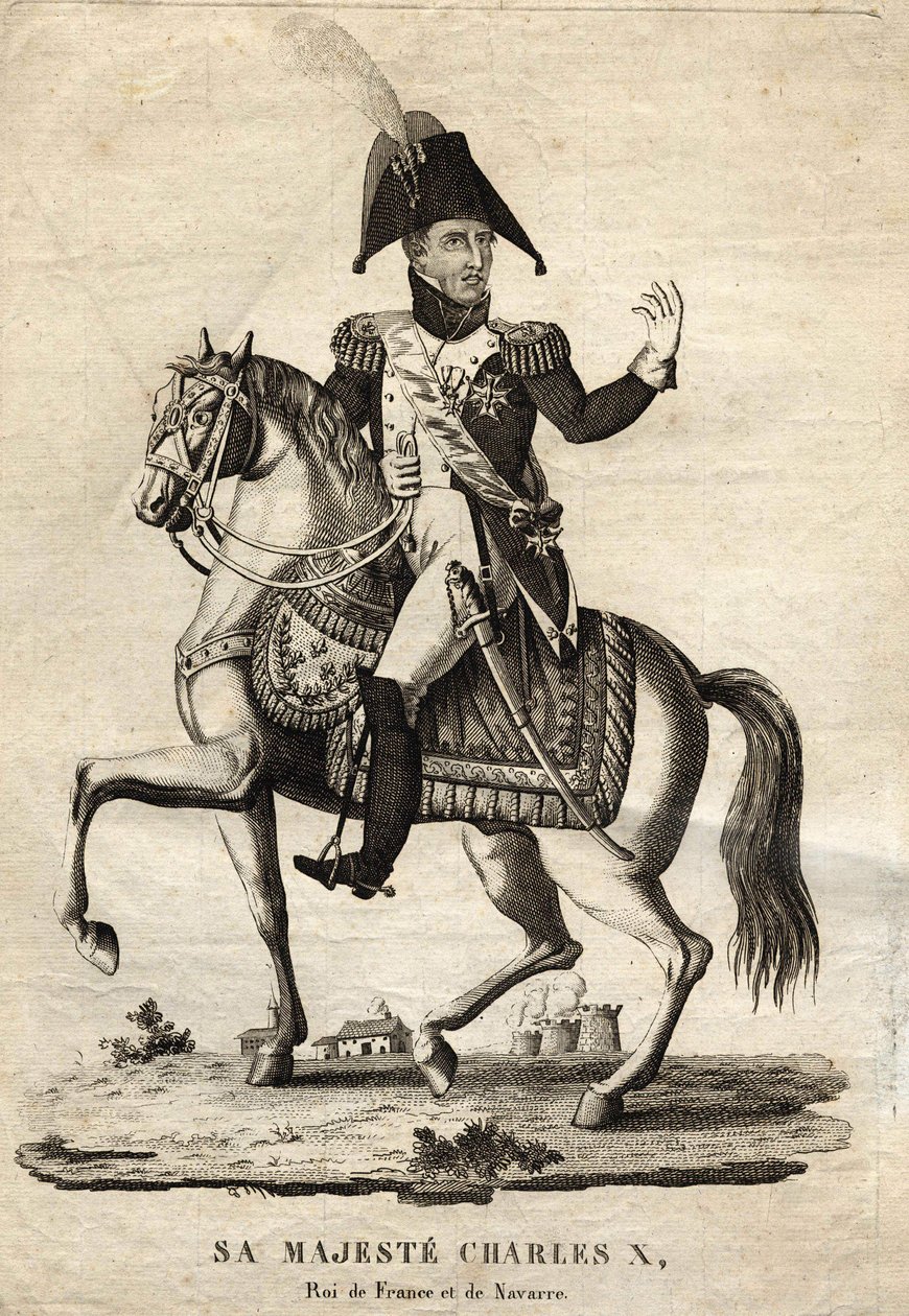 Charles X King of France e Navarra de Unknown artist