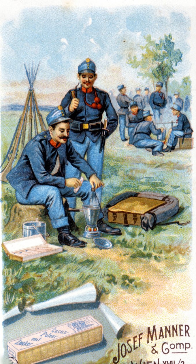 Anúncio de chocolate "Josef Manner & Gomp, Viena". de Unknown artist