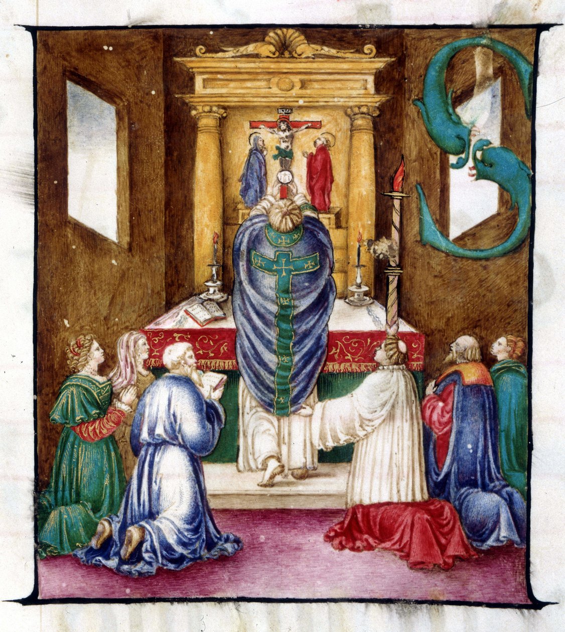 Igreja da Virgem Coroada em Lodi. de Unknown artist