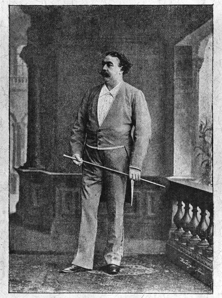 Circo: Sr. Claude Loyal - em "Ecuyers et Ecuyères", pelo Barão de Vaux. de Unknown artist