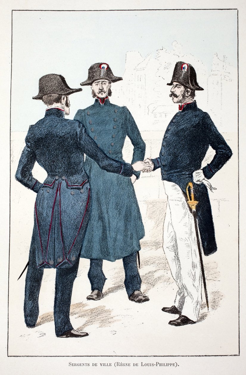 Sargentos da cidade, regência de Louis-Philippe I (Louis Philippe) d