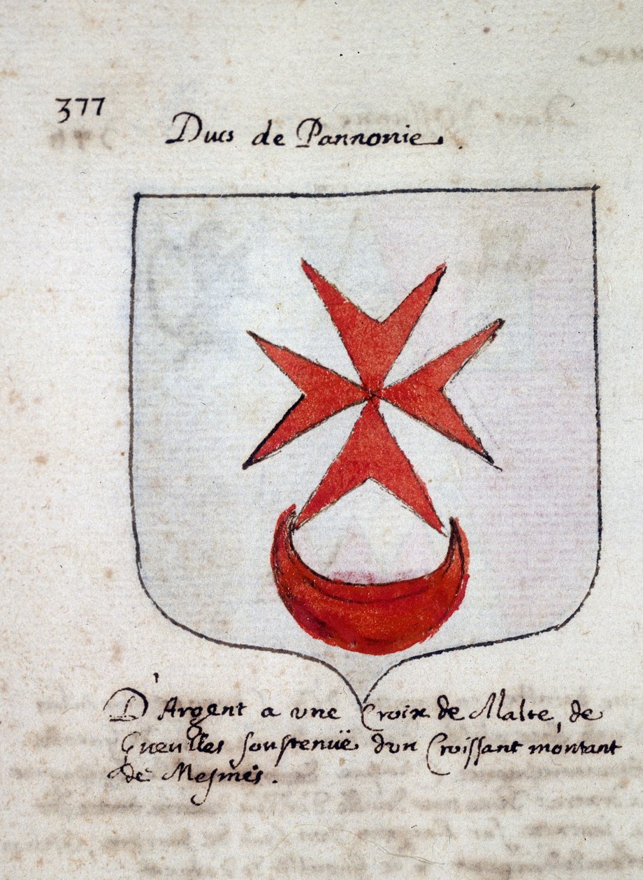 Brasão do Duque de Panónia - sd século XIX de Unknown artist