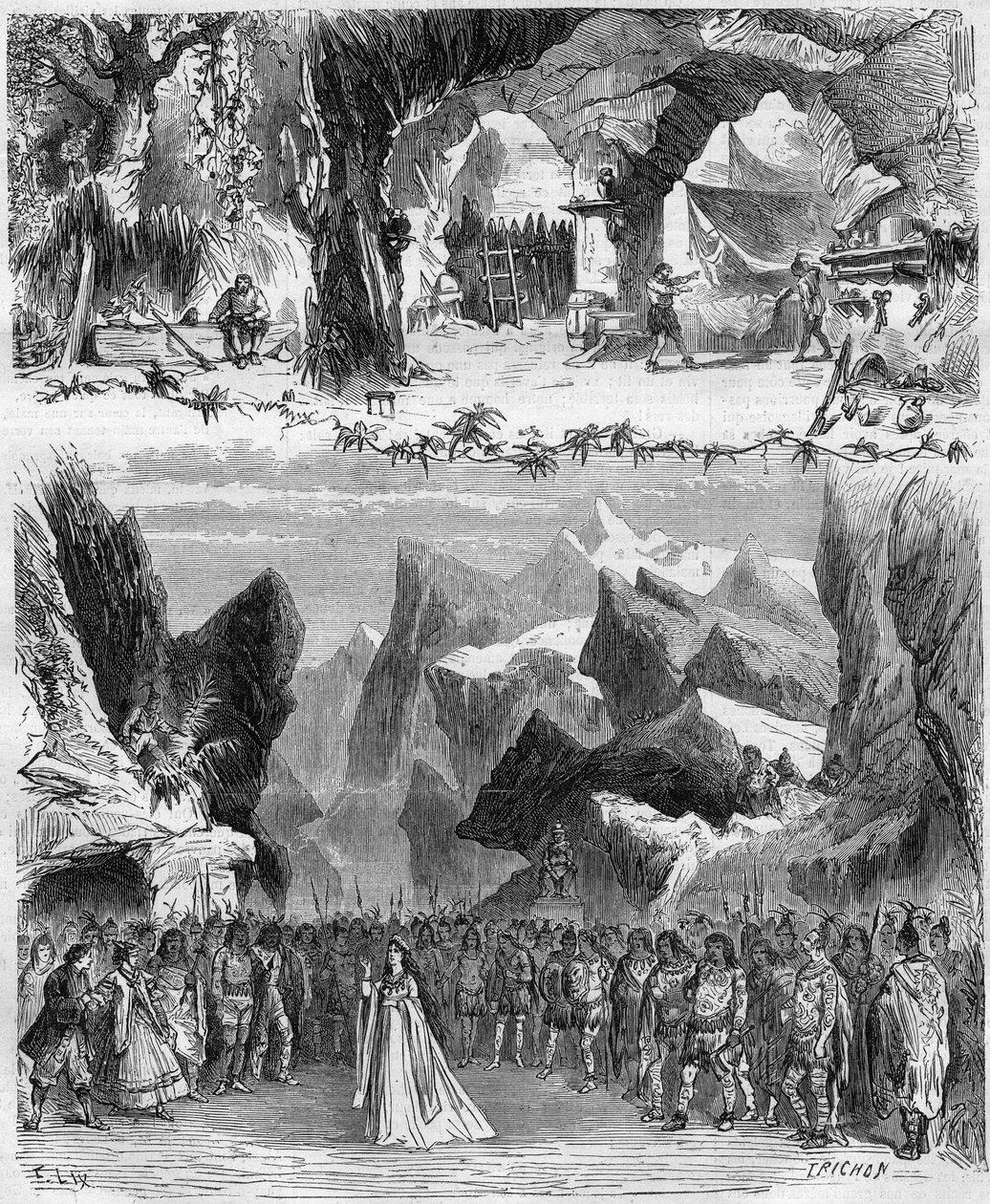 Ópera cômica "Robinson Crusoe" de Eugene Cormon (Pierre Etienne Piestre de Unknown artist