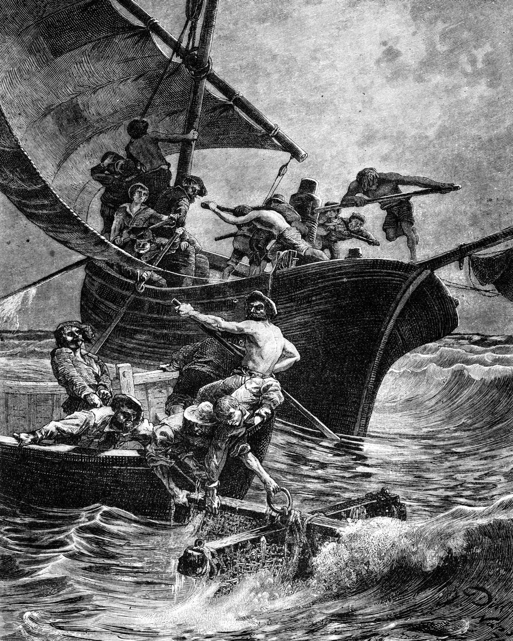 A pesca de coral com a ajuda das artes. de Unknown artist