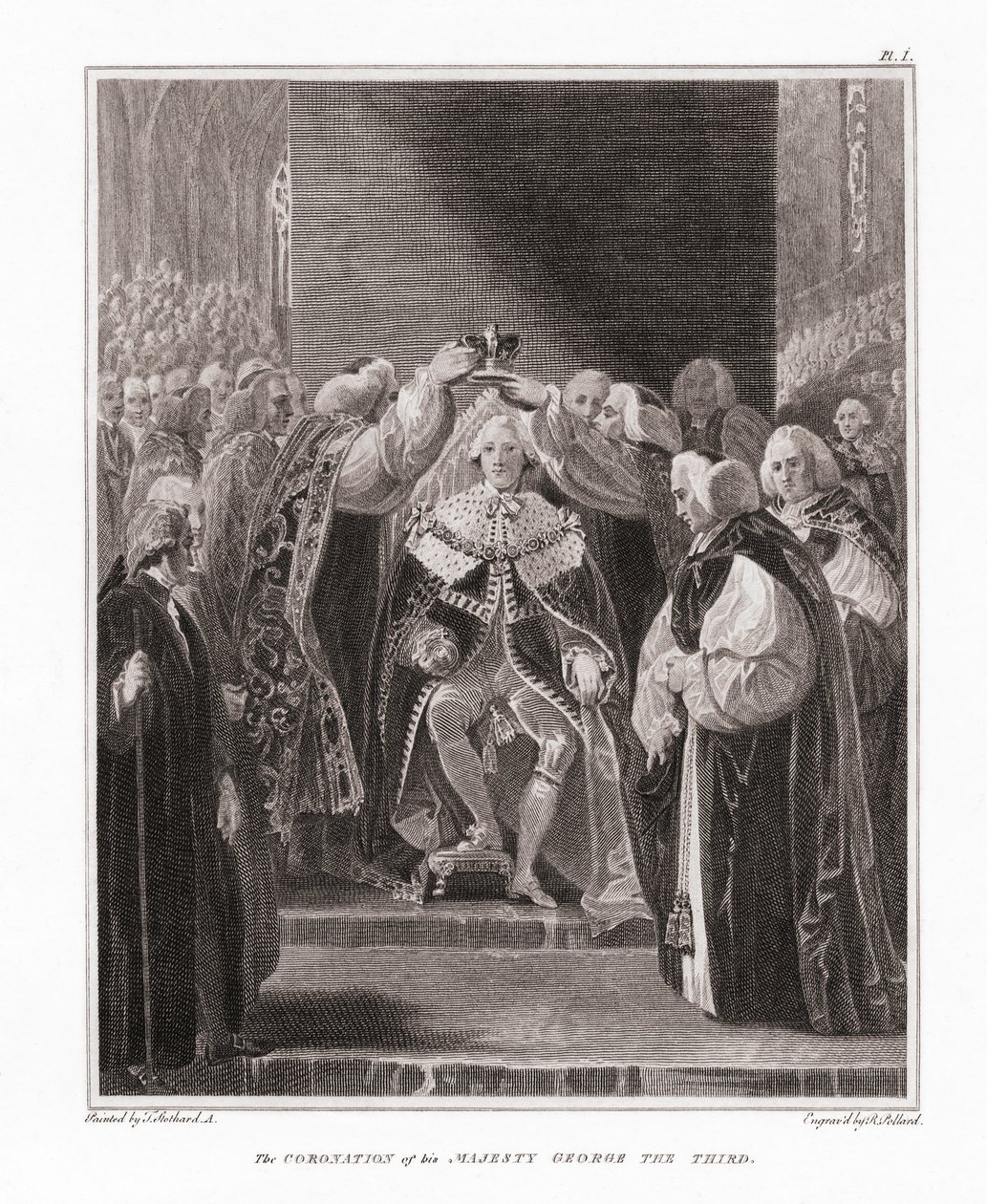 Coroação do Rei George III da Grã-Bretanha de Unknown artist