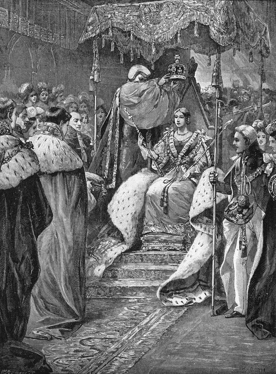 Coroação da Rainha Victoria Iere de Angletrerre, Londres, Abadia de Westminster, 28 de junho de Unknown artist