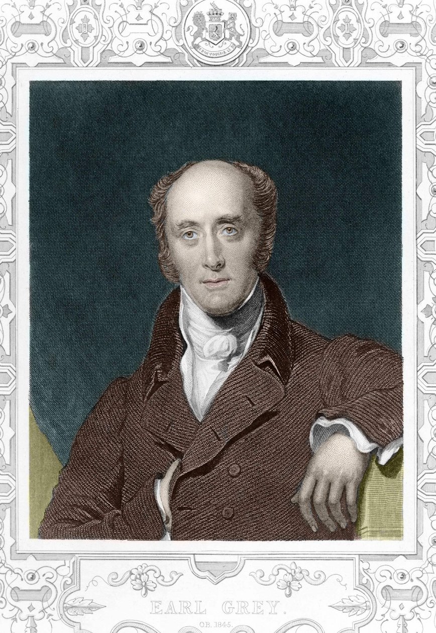 Conde Henry George Grey (1812 - 1898) em 1845. de Unknown artist