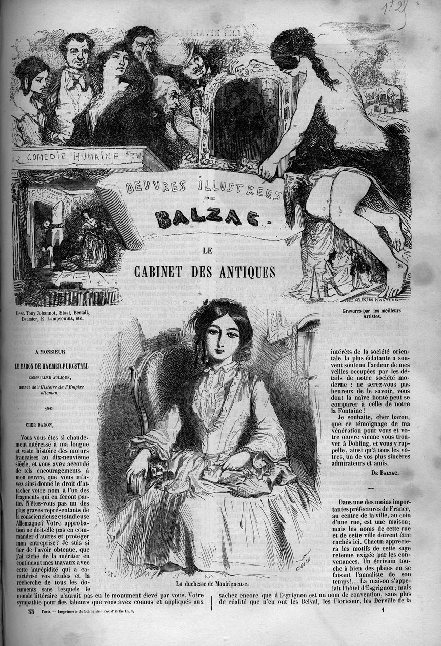 Capa para o romance "O armário da antiguidade". de Unknown artist