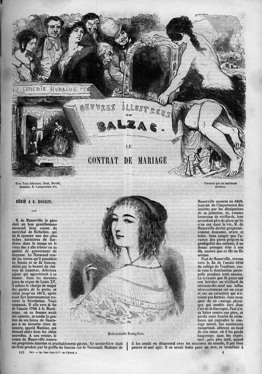 Capa para o romance "O contrato de casamento". de Unknown artist