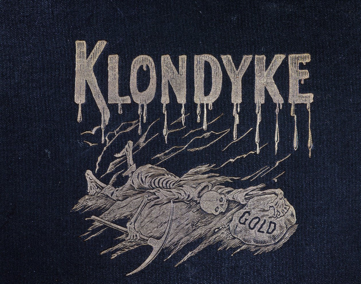 Capa do livro "klondike thruth and facts of New Eldorado" de A.E. Iron Monger SoLa de Unknown artist