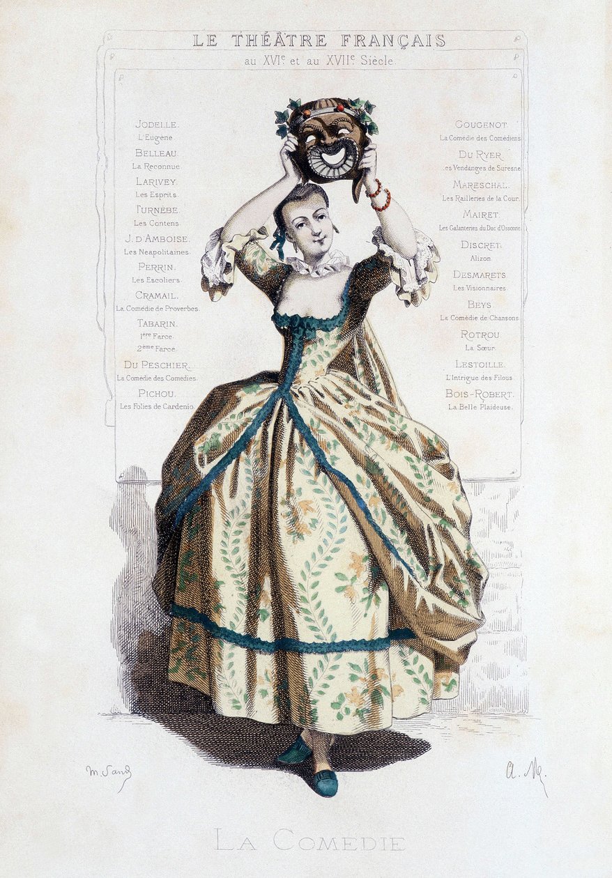 Capa do livro "le theatre francais au 16 eme et 17 eme cecle anterieur a Moliere" de Edouard Fournier. de Unknown artist