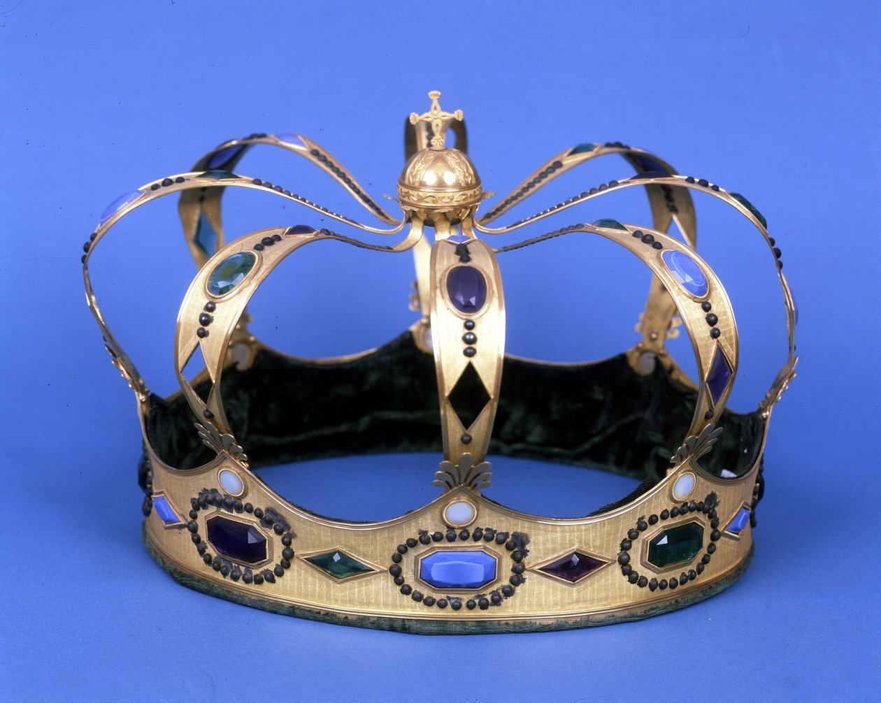 Coroa usada para a entronização de Napoleão, Rei da Itália de Unknown artist