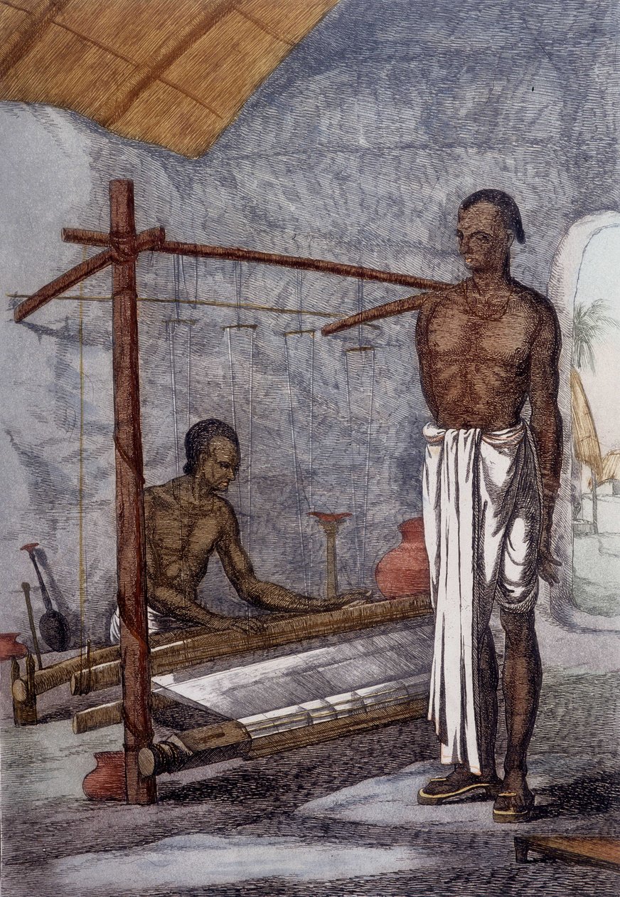 Cultura, civilização e sociedade indiana: o tecelão na Índia. de Unknown artist