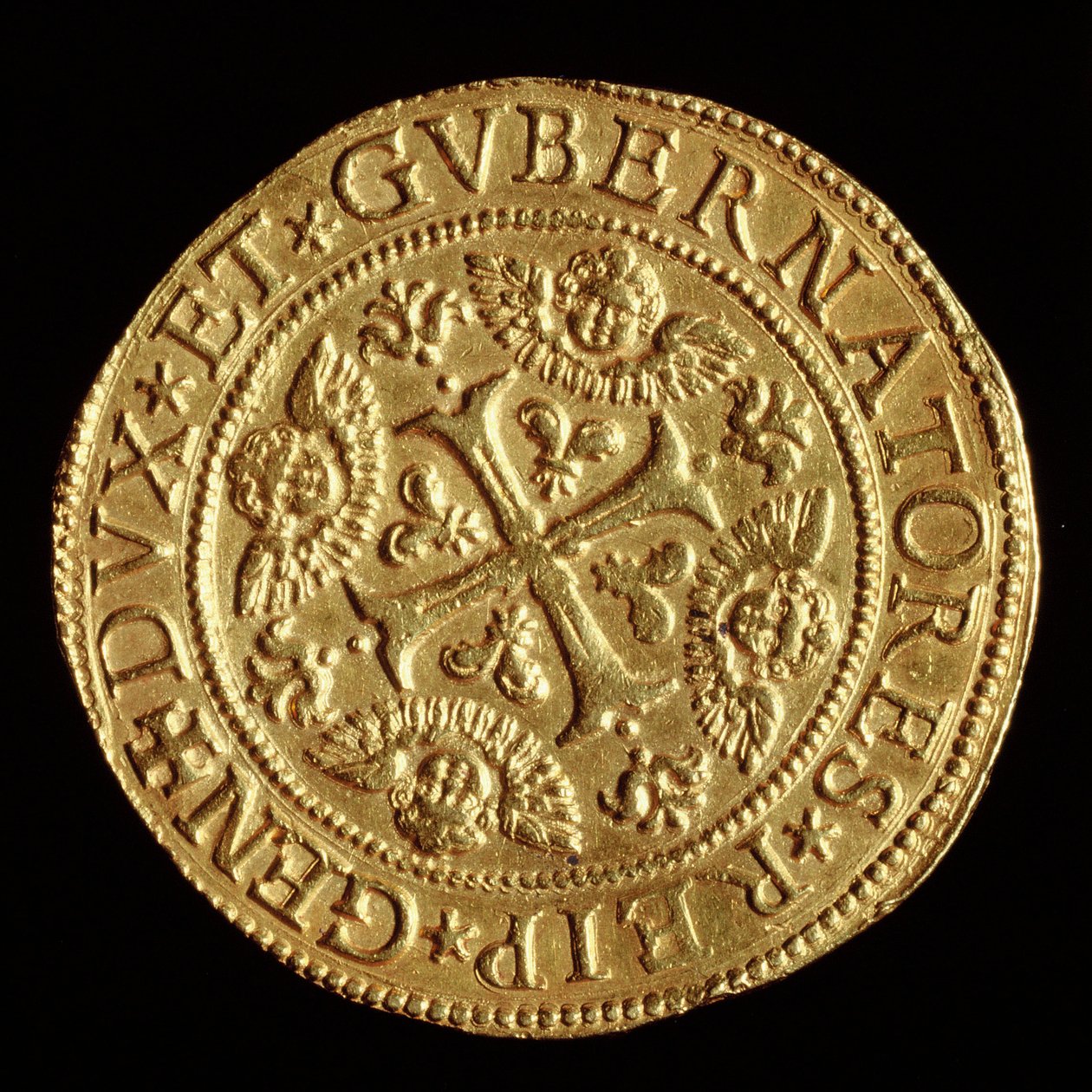 Moeda: quatro ecus de ouro. 1652 Banca Carige coleção numismática de Unknown artist