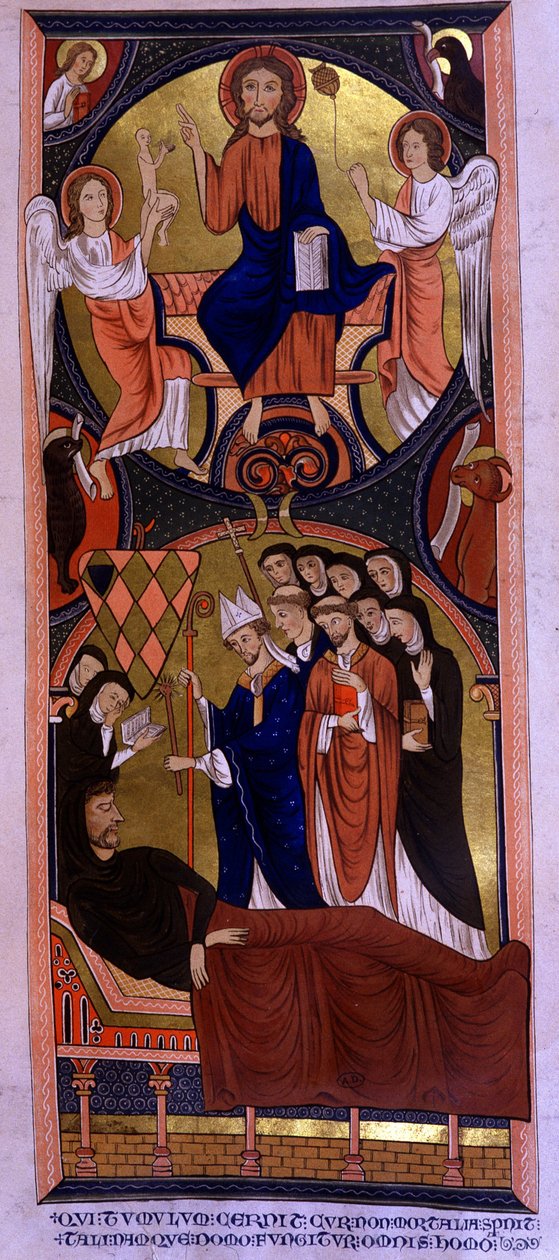 Morte de Guillaume des Barrés, Conde de Rochefort, Grande Seneschal de Philippe Auguste, em 1232 ou 1233. de Unknown artist