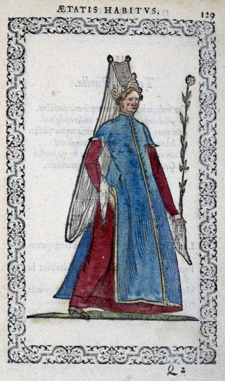 Demoiselle de Turk - em "Habits et effigies" de Jean Sulperius de Unknown artist