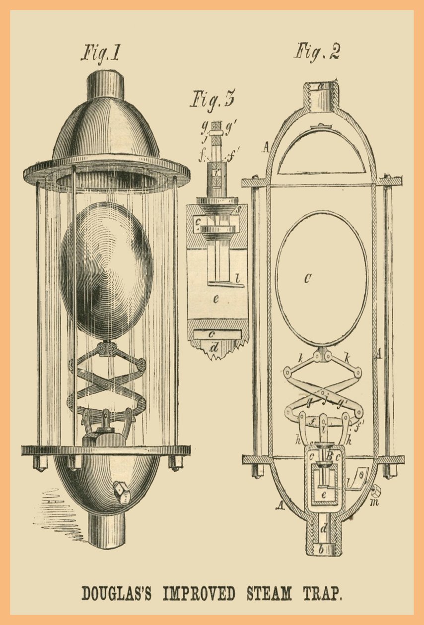 Coletor de vapor Douglas melhorado de Unknown Artist