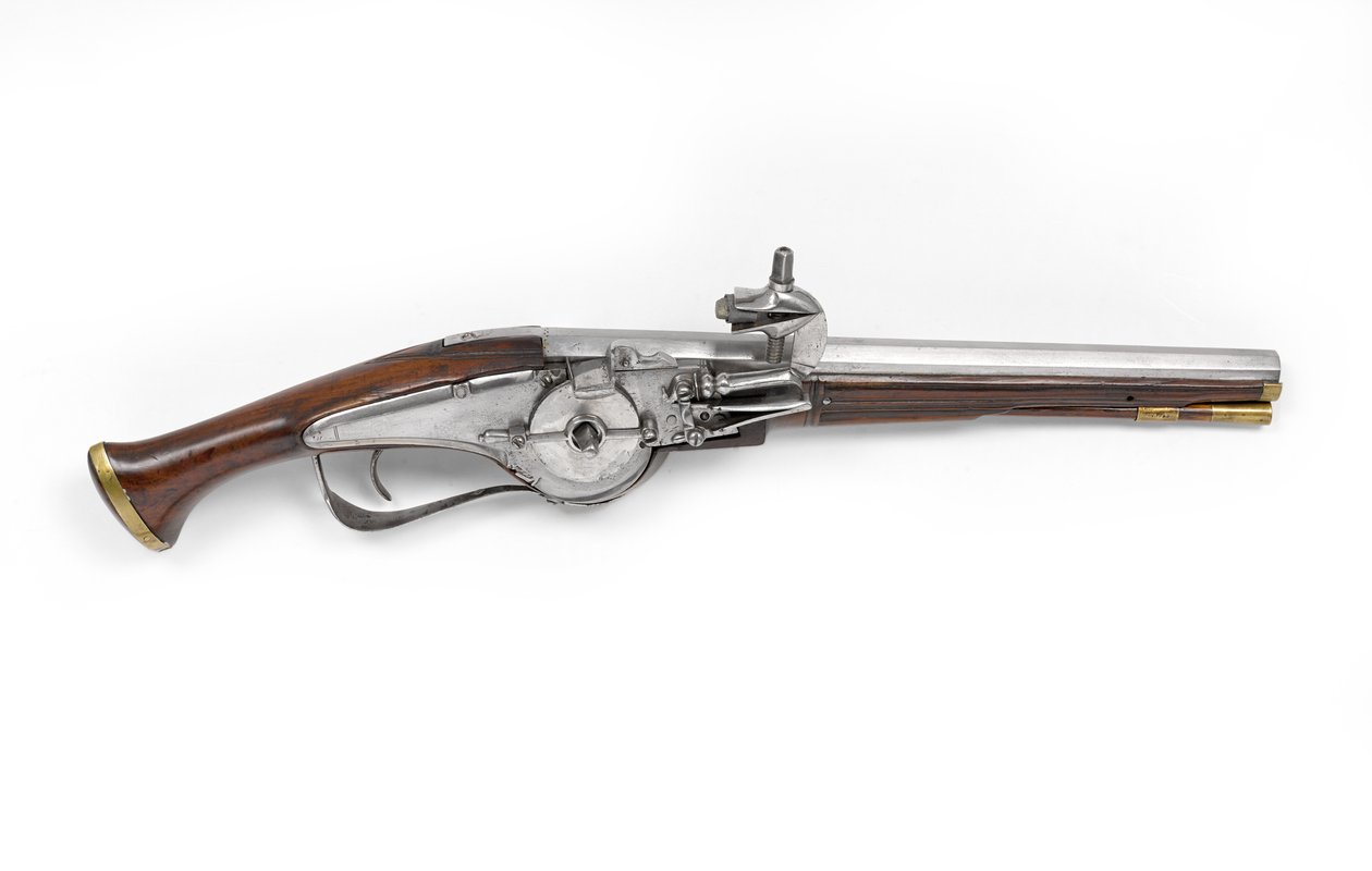 Pistola de Wheellock holandesa ou alemã, c.1630 (pistola, wheellock) de Unknown artist