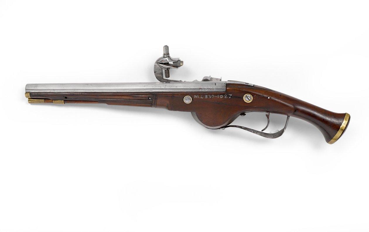 Pistola de Wheellock holandesa ou alemã, c.1630 (pistola, wheellock) de Unknown artist