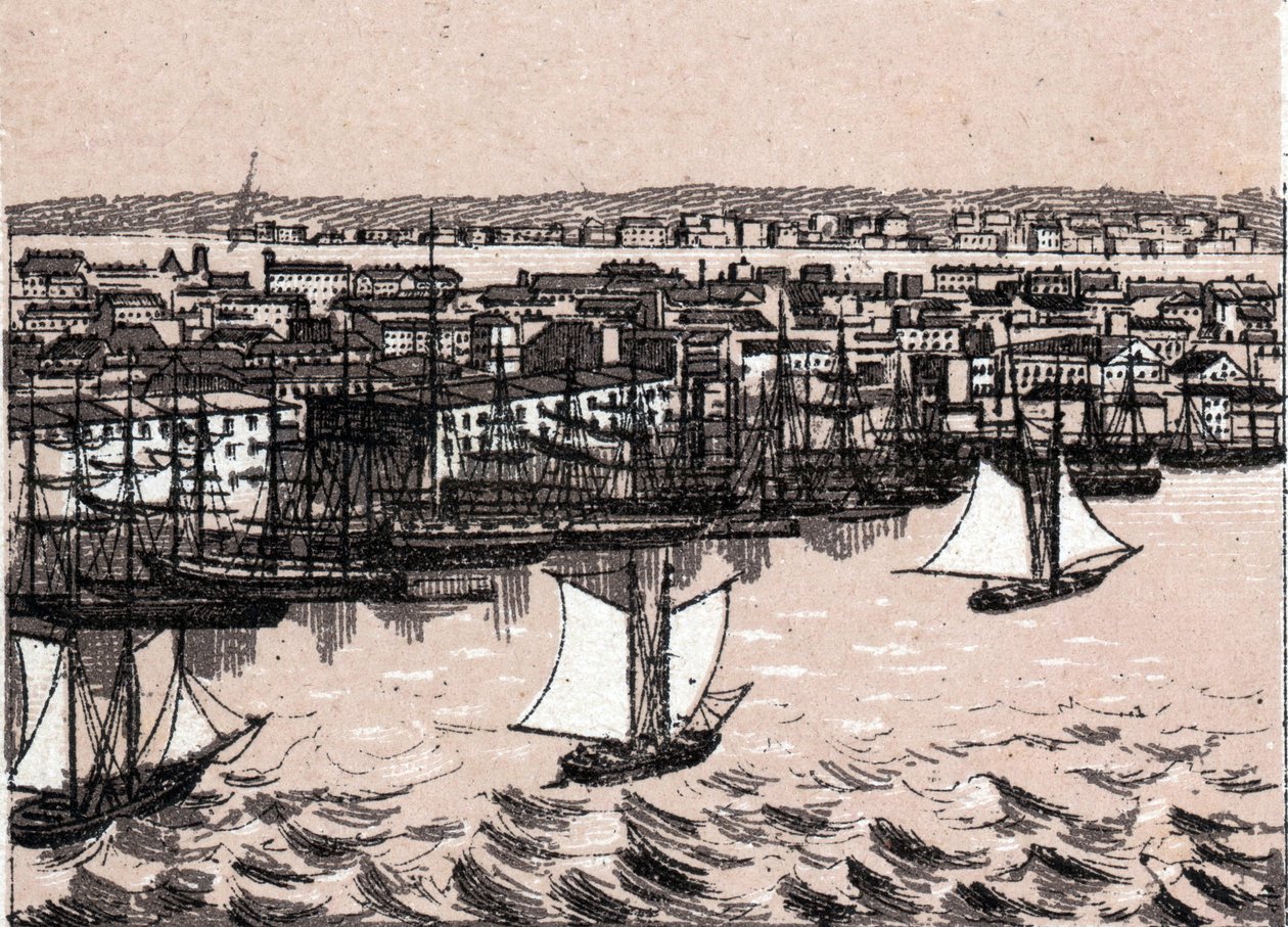 East River a New York in the United States in "The world illustrates 168 views" Sem data (final do século XIX) de Unknown artist