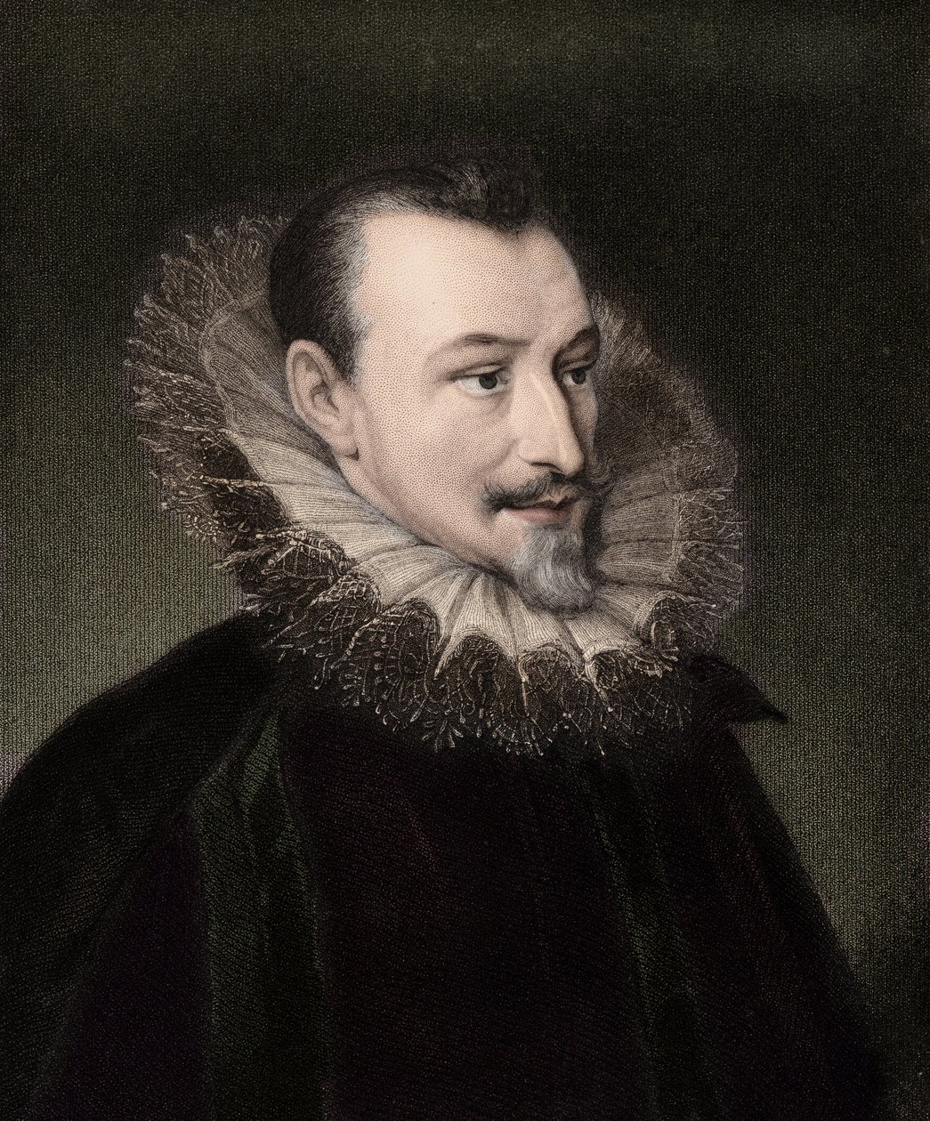 Edmund Spenser c1552/3-1599 - gravura - século XIX de Unknown artist