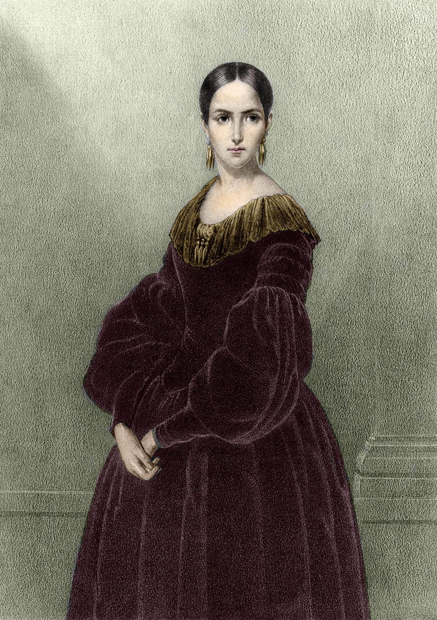 Elisabeth Rachel Félix, conhecida como Mademoiselle Rachel (1821-1858), traidora francesa. de Unknown artist