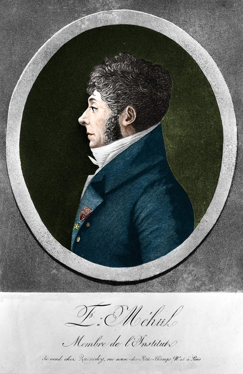 Etienne Mehul, compositor e organista francês (1763-1817). de Unknown artist