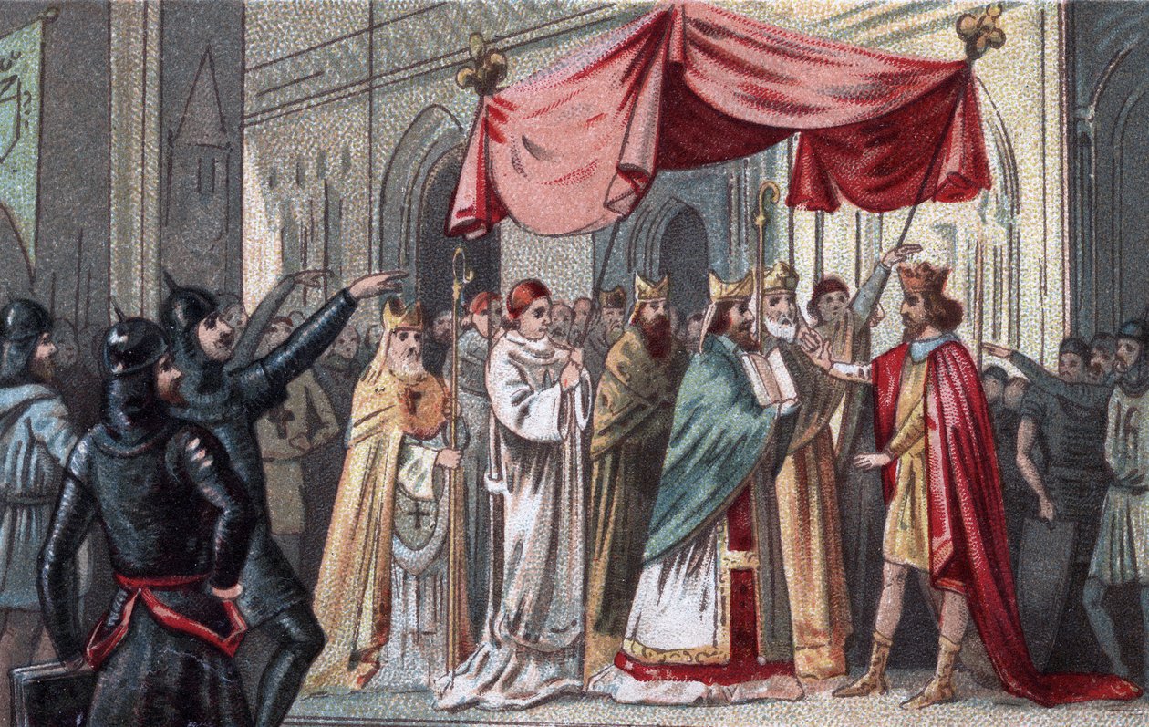 Eudes (Odon) (v. 860 - 898), Conde de Paris e Troyes, eleito Rei da França. de Unknown artist