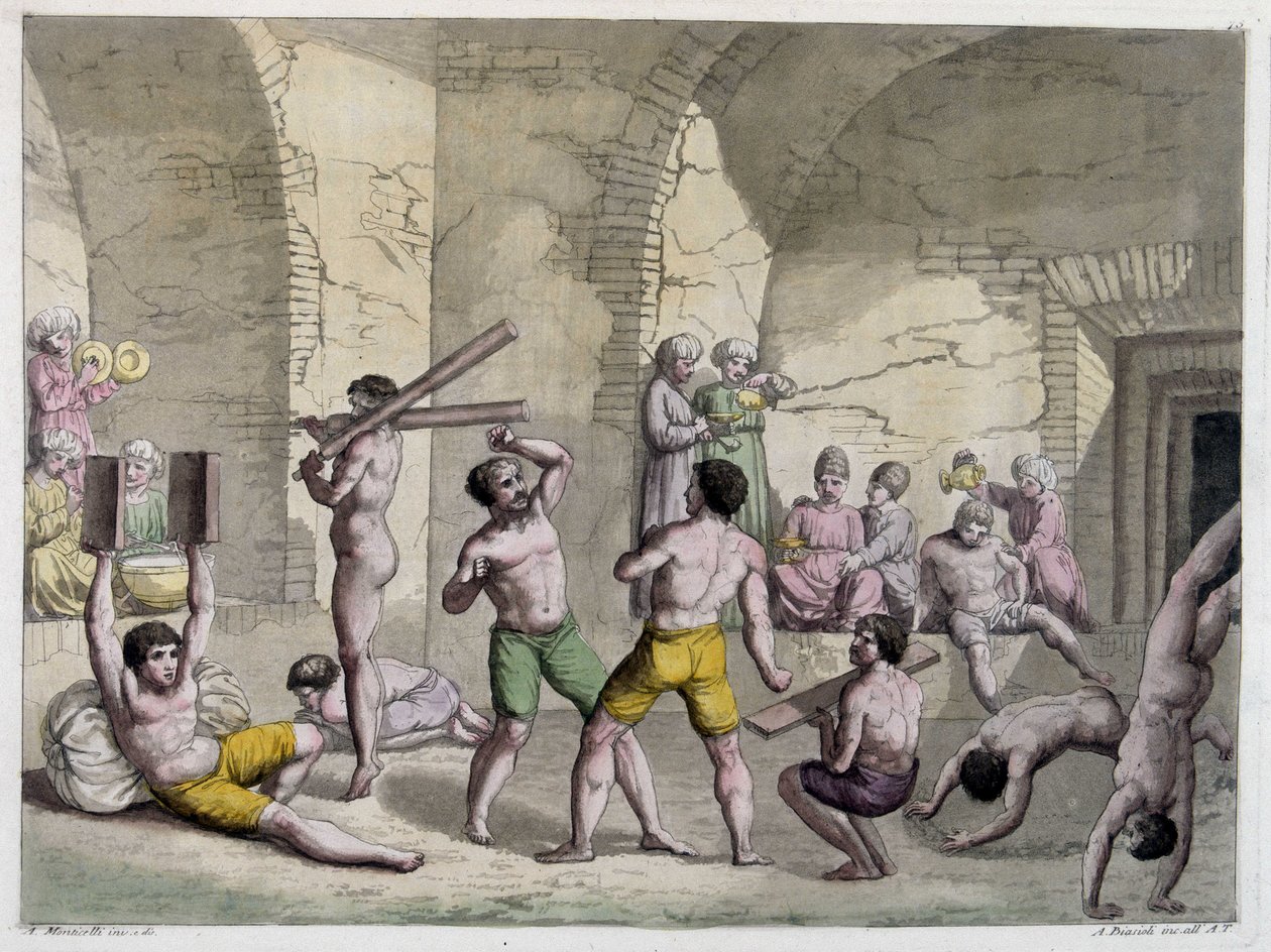 Eur Kaneh ou casa de vários exercícios corporais, Pérsia. de Unknown artist