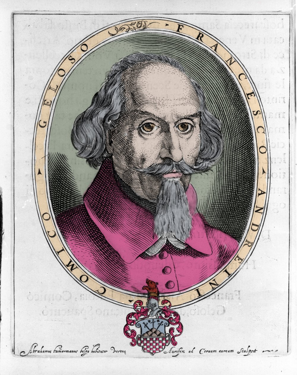 Francesco Andreini (cerca de 1548-1624) actor e dramaturgo italiano da Commedia dell