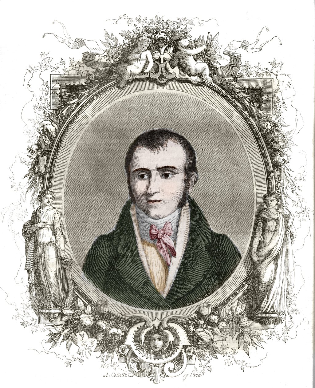 François Marie Xavier Bichat (1771-1802), médico e anatomista francês. de Unknown artist