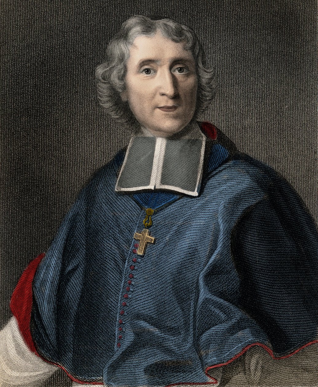 François de Pons de Salignac de La Mothe-Fenelon (Mothe Fenelon) 1651-1715 - gravura - século XIX de Unknown artist