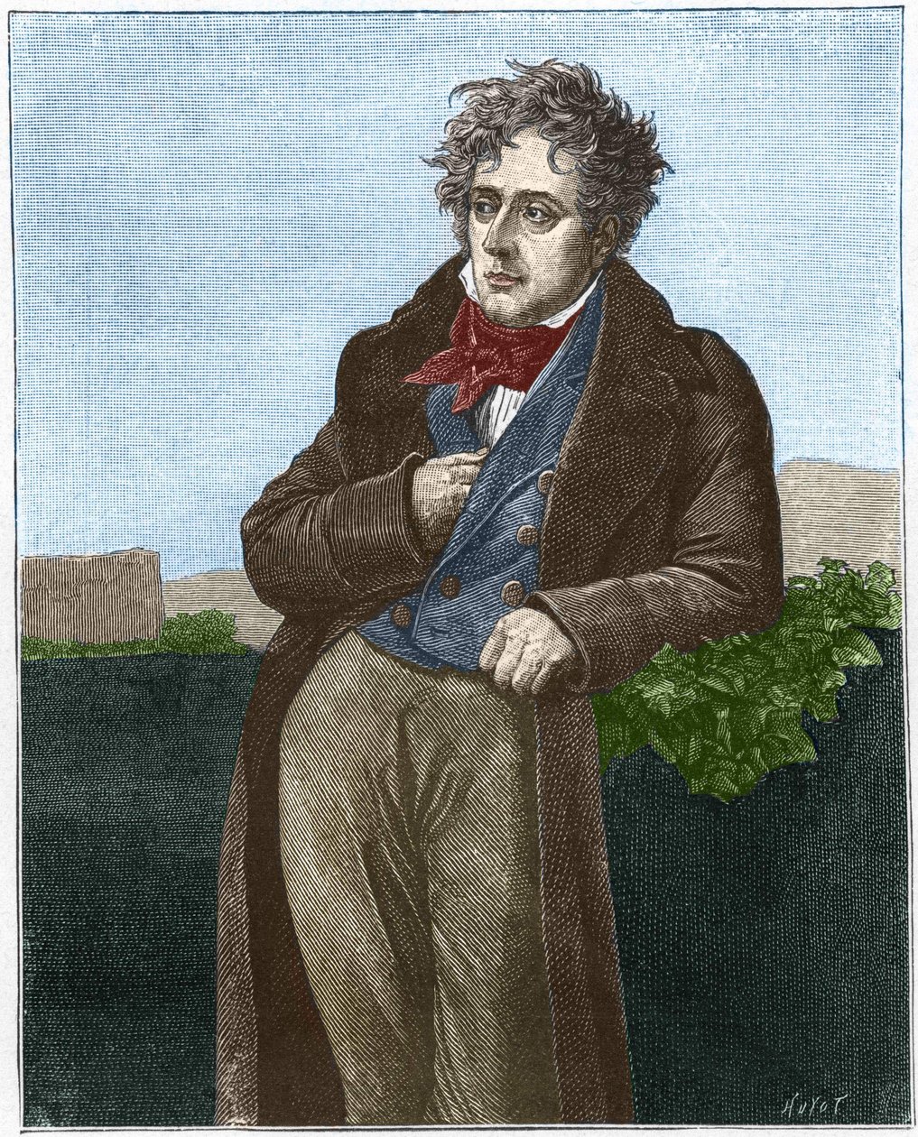François René Chateaubriand (Visconde de) (1768 - 1848). de Unknown artist