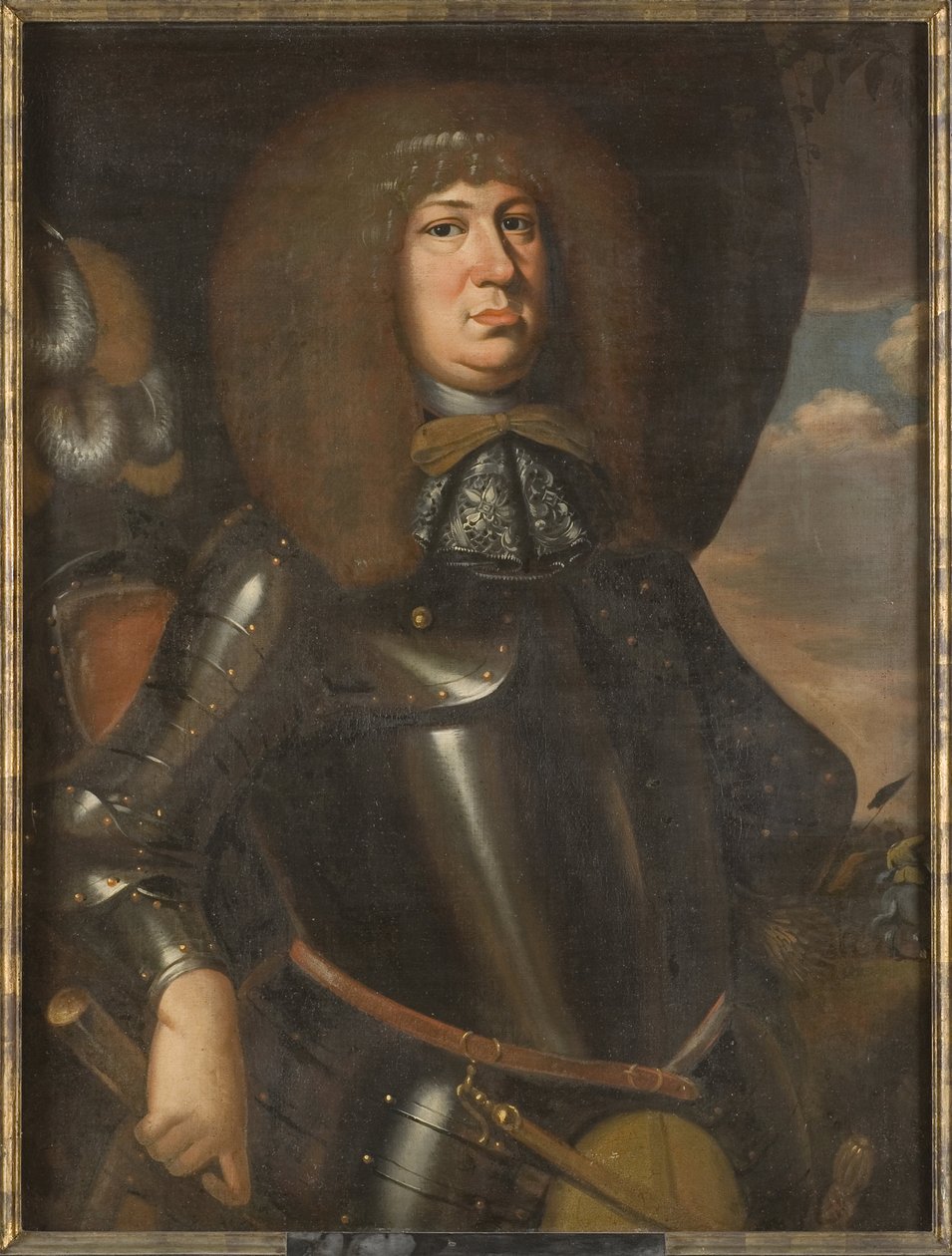 Frederic II de Hesse Hombourg - Retrato do Landgrave Frederick II de Hesse-Homburg (1633-1708), Anónimo . Óleo sobre tela, Segunda metade do 17º cen... Dimensão : 107,5x83,5 cm. Nationalmuseum Stockholm de Unknown artist