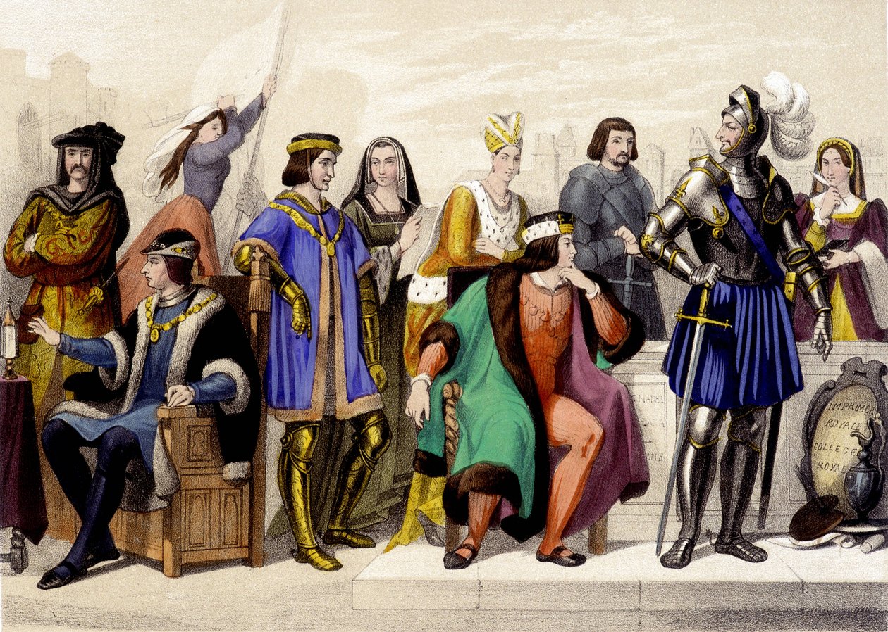 De 1461 a 1515. Luís XI, Carlos VIII, Luís XII e François 1. de Unknown artist