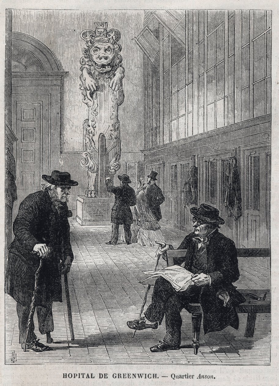 GREENWICH HOSPITAL (Hospital Greenwich): A figura de proa do navio de guerra 
