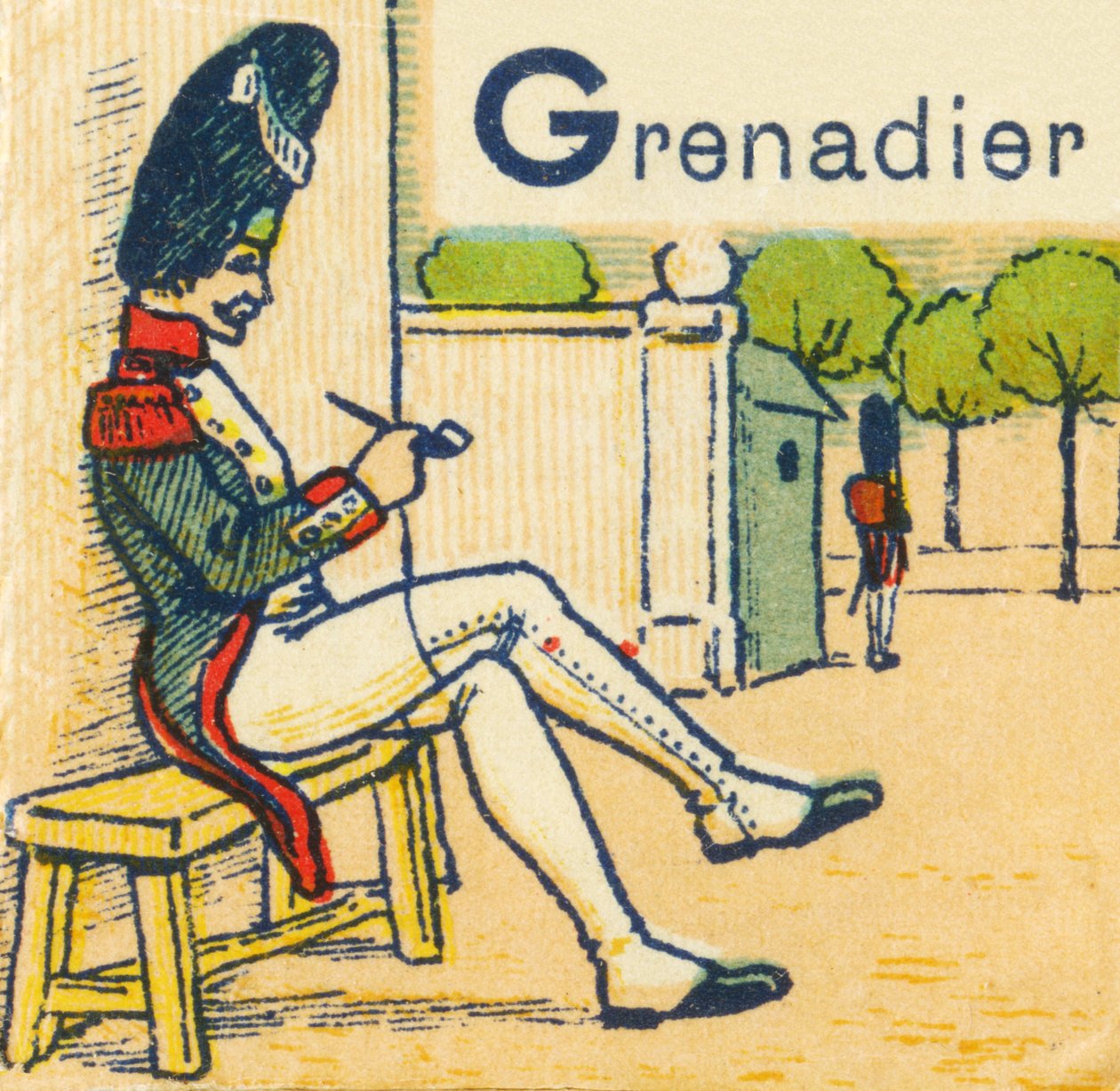 G como granadeiro de Unknown artist