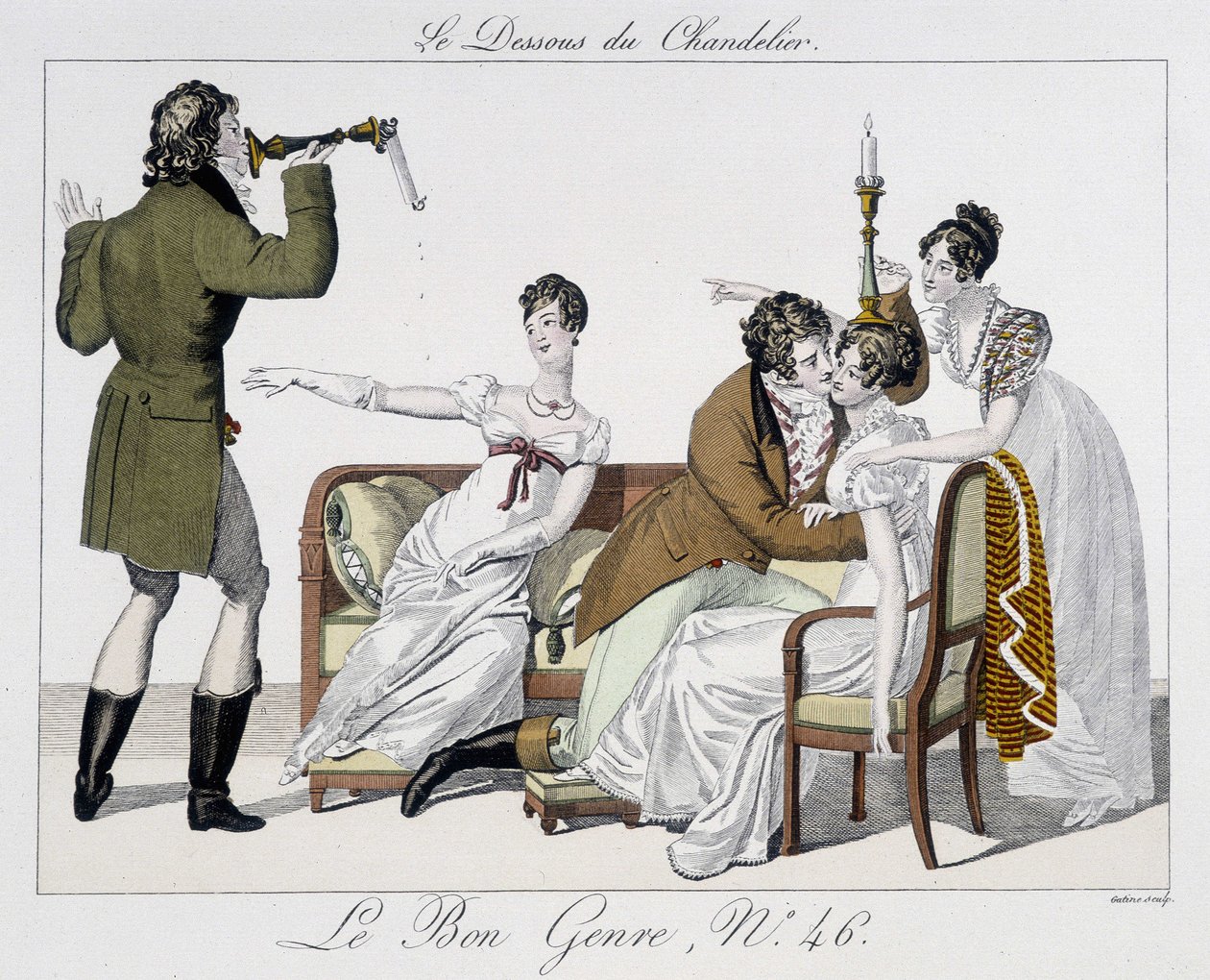 Jogo: a parte de baixo do castiçal - em "O Bom Género", n°46 de Unknown artist