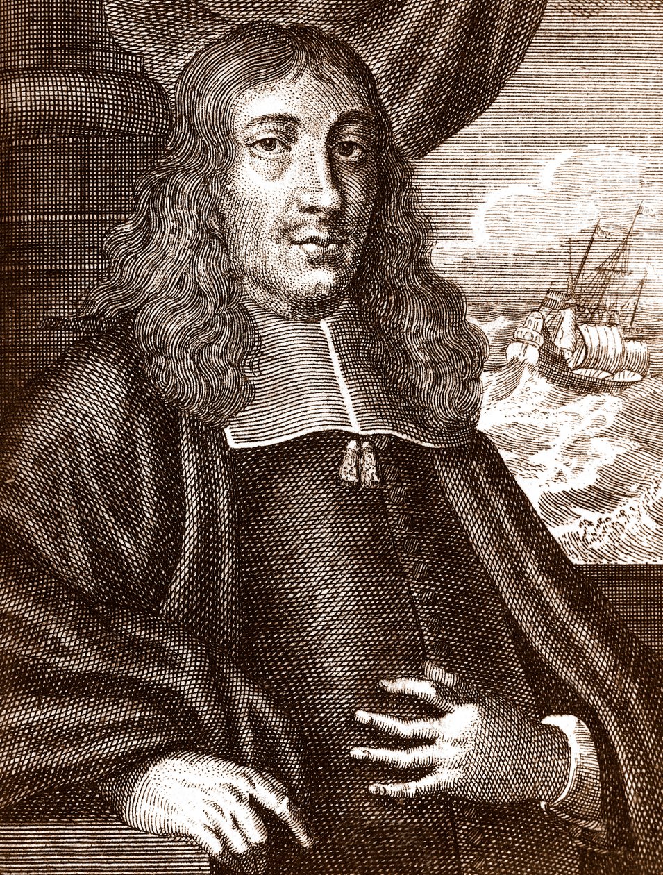 Gautier (Wouter) Schouten (1638-1704) Explorador holandês de Unknown artist