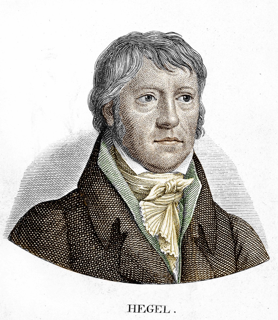 Georg Wilhem Friedrich Hegel (1770 - 1831), filósofo alemão de Unknown artist
