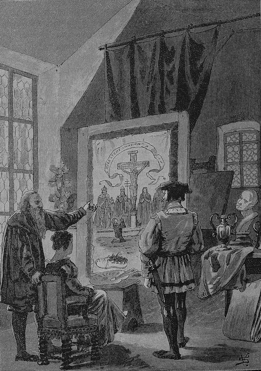 Guerra dos Camponeses Alemães (1524-1526): Jos Fritz, o pintor de Heilbronn, Jos Fritz (nascido em 1470 e falecido em 1525) foi o iniciador dos movimentos Bundschuh em Untergrombach, nos feudos e no Alto Reno de Unknown artist